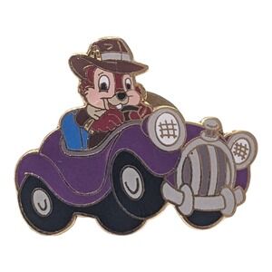 Disney Chip and Dale Pin Vintage Car Purple Roadster Who Framed Roger‎ Rabbit